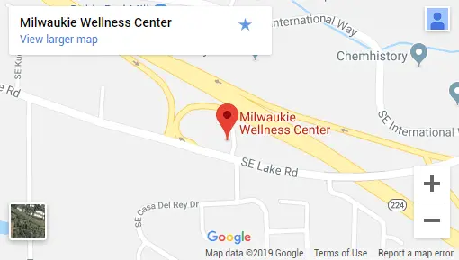 Milwaukie OR Chiropractic Map